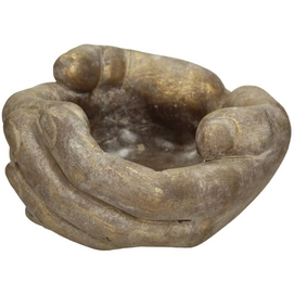 Bloempot HD Living Hands Gold 22 x 24 x 12 cm