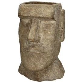 Bloempot HD Living Head Gold 17 x 18 x 27,5 cm