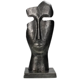 Ornament HD Living Face Aluminium Black 11 x 15,5 cm