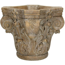 Bloempot HD Living Column Gold 17,5 x 17,5 x 16,5 cm