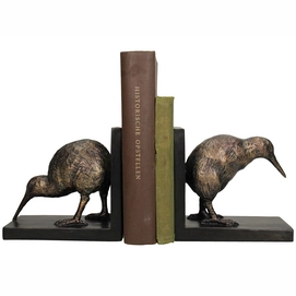 Boekensteun HD Living Birds Bronze 9,3 x 34,8 x 15,8 cm (2-Delig)
