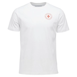 T-Shirt Black Diamond SS Circle Logo Tee White Herren