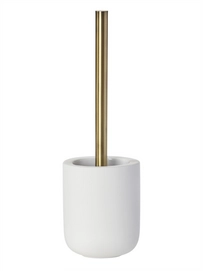 WC-Borstel Mette Ditmer Yin-Yang White/Brass