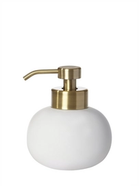 Zeepdispenser Mette Ditmer Yin-Yang White/Brass