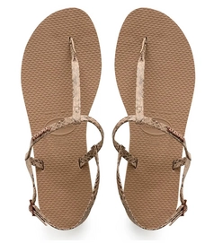 Tongs Havaianas You Riviera Croco Rose Gold