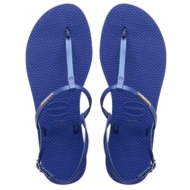Flip Flop Sandale Havaianas You Riviera Croco Blue Star Damen-Schuhgröße 35 - 36
