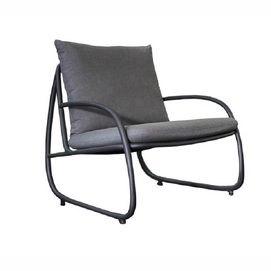 Loungestoel Yoi Youkou Black Flanelle Grey