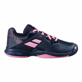 Chaussures de Tennis Babolat Youth Propulse AC Black Geranium Pink