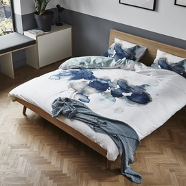 Housse de Couette Essenza Zanna Bleu Satin de Coton