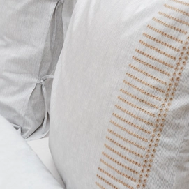 Taie d'oreiller Sylvie Thiriez Brodée Linotte Percale (50 x 70 cm)