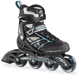 Inline-Skates Rollerblade Zetrablade W Black Light-Blue Damen