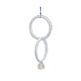 Vogelspeelgoed Nobby Speeltouw 2 Rings 3 x Small