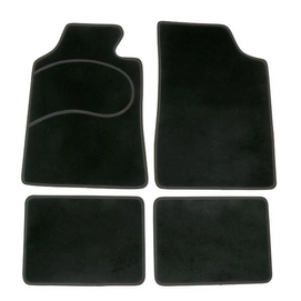 Mattenset Carpoint Type A Zwart (4-delig)