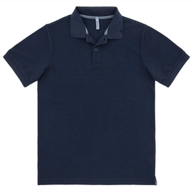 Polo Sun68 Men Cold Dye Navy Blue