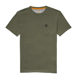 T-Shirt Timberland Men Dustan River Pocket Tee Grape Leaf-S