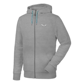 Veste Salewa Solidlogo 2 Full Zip Hoody Men Grey Melange