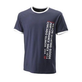 T-shirt Wilson Homme Since 1914 Tee Bleu Marine