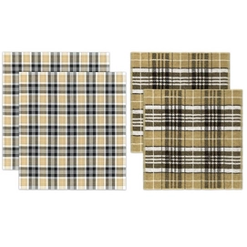 Set Serviette/Torchon de Cusine DDDDD Kilt Beige