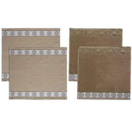 Set Serviette/Torchon de Cusine DDDDD Lace Sable