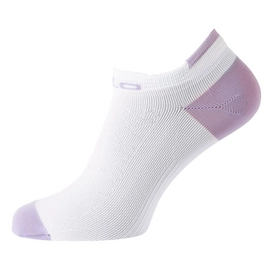 Chaussettes Odlo Dames Short Ceramicool Ladies Low Cut Li White Orchid Petal