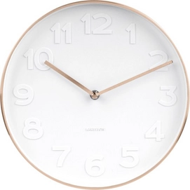 Klok Karlsson Mr. White Brushed Copper 27,5 cm