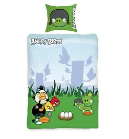 Dekbedovertrek Angry Birds Nest Katoen