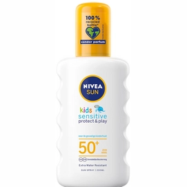 Zonnebrand Nivea Sun Protect & Sensitive Child Spray Factor 50