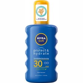 Zonnebrand Nivea Sun Protect & Hydrate Zonnespray Factor 30