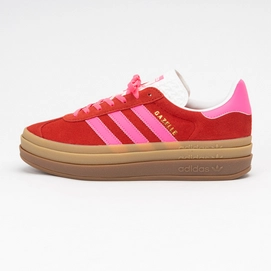 adidas Women Gazelle Bold Collegiate Red / Lucid Pink / Core White