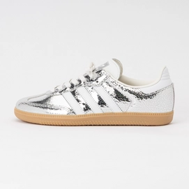 adidas Women Samba OG Silver Metallic / Cloud White / Core White