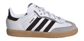 Adidas Infant Samba OG CF EL Cloud White / Aurora Coffee / Gum 3