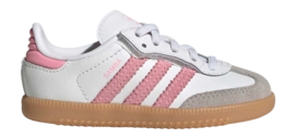 Adidas Infant Samba OG CF EL Cloud White / Light Pink / Gum 3
