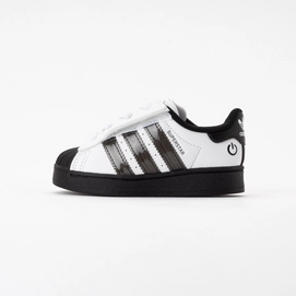 adidas Infant Superstar Led Lights Comfort Closure Elastic Lace Cloud White / Core Black / Cloud White