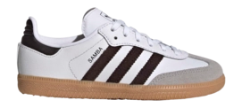 Adidas Kids Samba OG Cloud White / Aurora Coffee / Gum 3