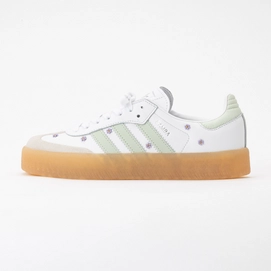 Baskets Adidas Femme Sambae Cloud White / Linen Green / Gum