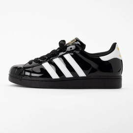 Sneaker Adidas Superstar II Damen Core Black / Cloud White / Gold Metallic