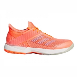 Tennis Shoes Adidas Adizero Ubersonic 3 Women W Chalk Coral/Aero Blue/Hi-Res Orange