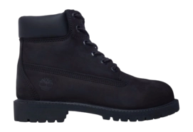 Timberland Youth 6 inch" Premium Boot Black Nubuck-Shoe size 28