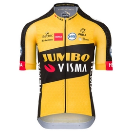 Fietsshirt AGU Team Jumbo Visma Men Premium Aero Yellow-L