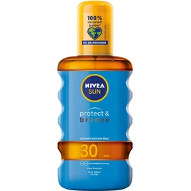 Crème Solaire Nivea Sun Protect & Bronze Olie Spray Indice 30