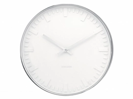 Klok Karlsson Mr. White Station Steel Polished 51 cm