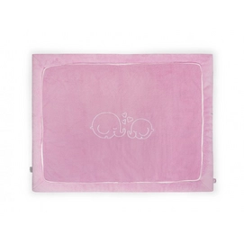 Boxkleed Jollein Comfy Fleece Pink (80 x 100 cm)