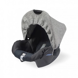 Zonnekapje Jollein 0 tot 9 maanden stoel Stonewashed Knit Grey