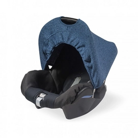 Zonnekapje Jollein 0 tot 9 maanden stoel Stonewashed Knit Navy