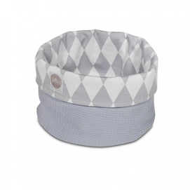 Mandje Mini Jollein Waffle Grey