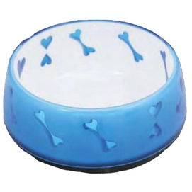 Voer- of Drinkbak All For Paws Puppy Love Blauw