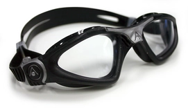 Zwembril Aqua Sphere Kayenne Clear Lens Black Silver