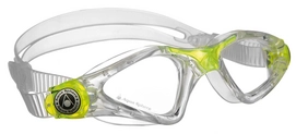 Schwimmbrille Aqua Sphere Kayenne Transparente Linsen Junior Lime