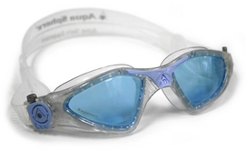 Schwimmbrille Aqua Sphere Kayenne Lady Blaue Linsen Blau Glitter