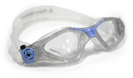 Schwimmbrille Aqua Sphere Kayenne Lady Transparente Linsen Blau Glitter